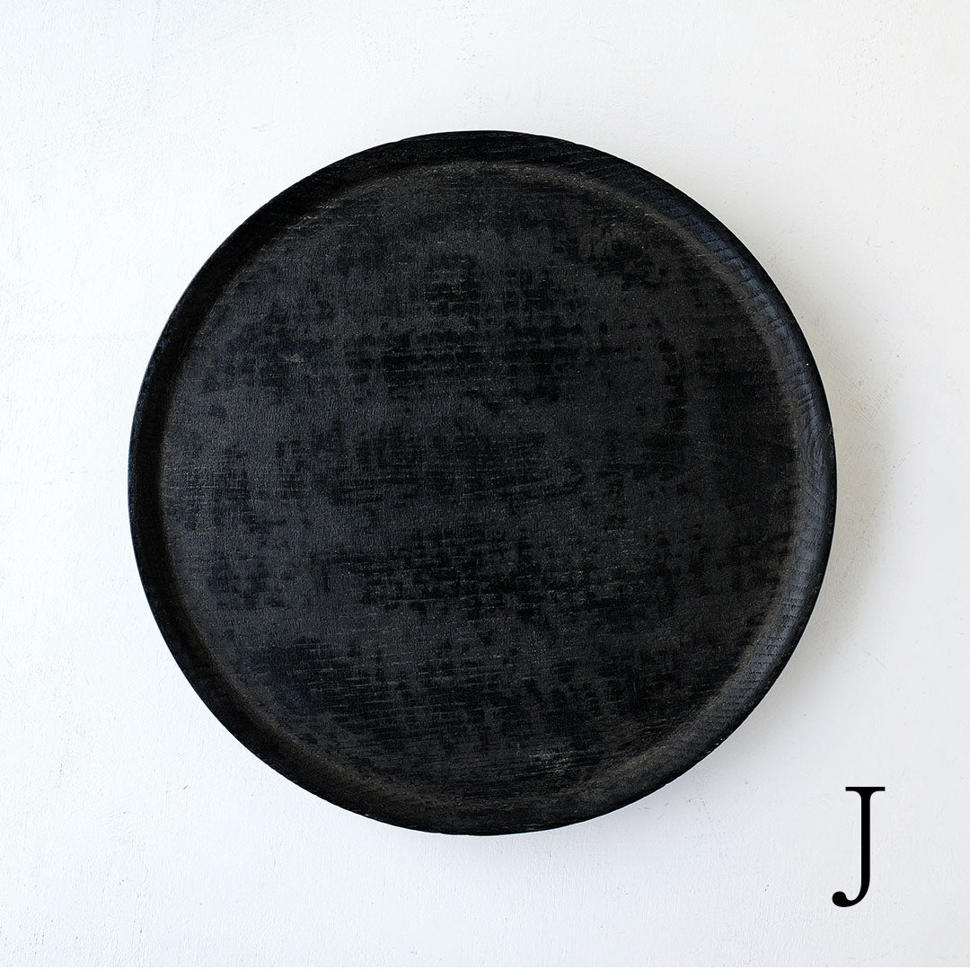 Shimoo - 浮様 丸盆 30cm, Handmade in Japan Shimoo - 浮様 丸盆 30cm