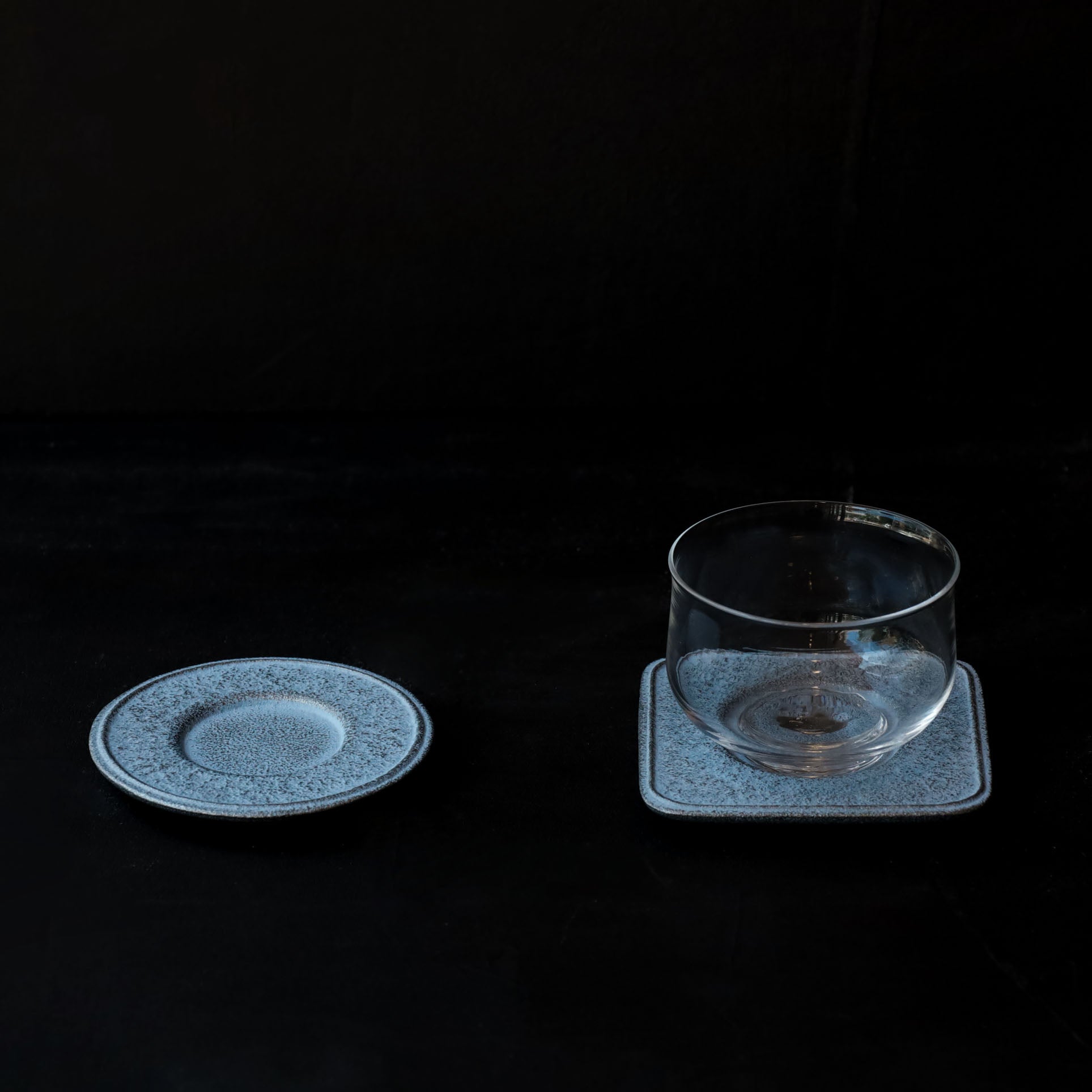 Kukan Chuzo / Iron Coaster Set 2pcs Ice Blue (Paper Box)
