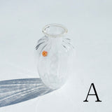 25-10S 津坂陽介 レースガラス 小花入れ