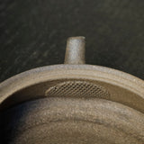 25-10S 陽景窯 窯変焼〆平算盤 珠型 茶注