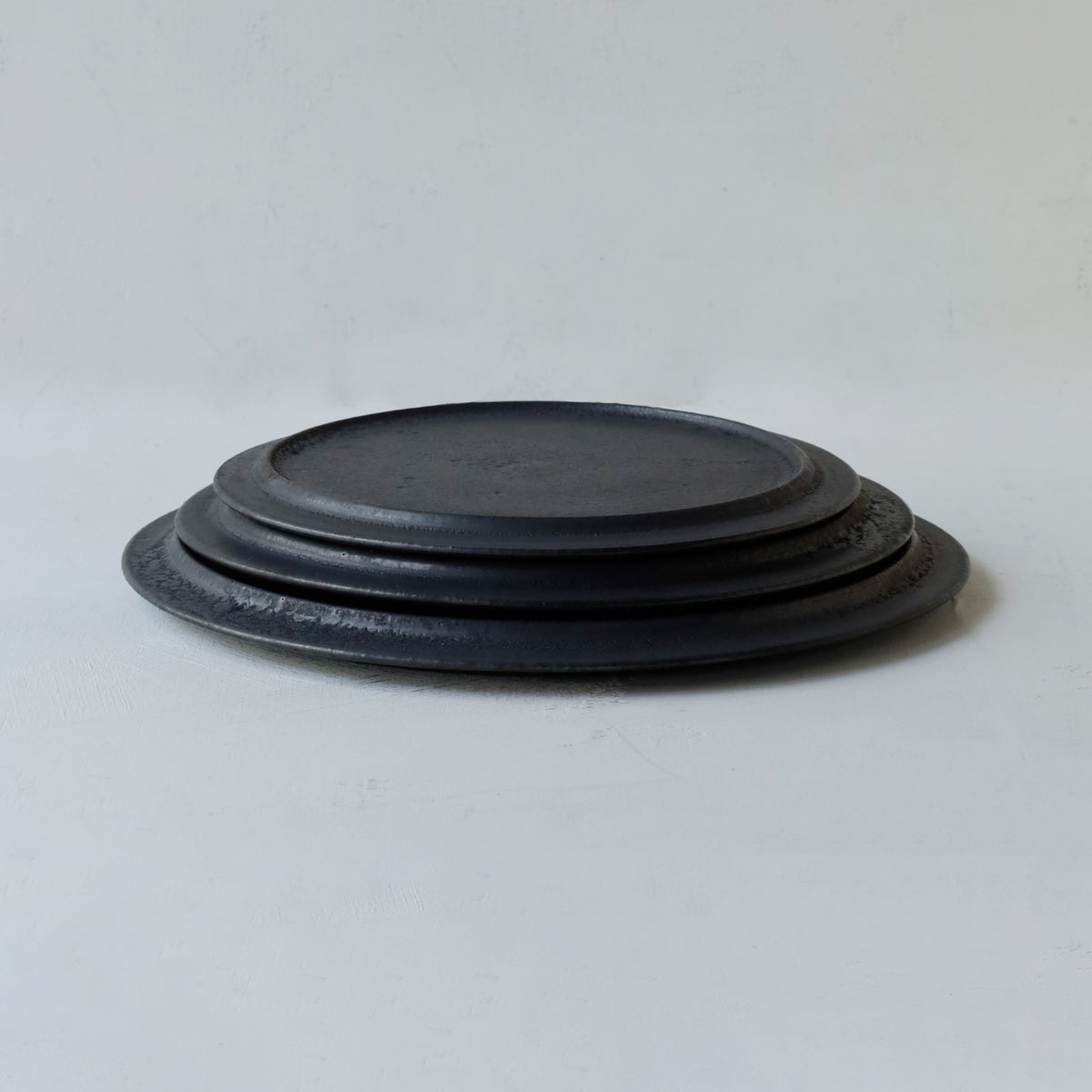 船串篤司 プレート 21cm 黒