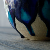 Touki Koubou Ichi / Seisai Tsubo (Blue Glow Vase)