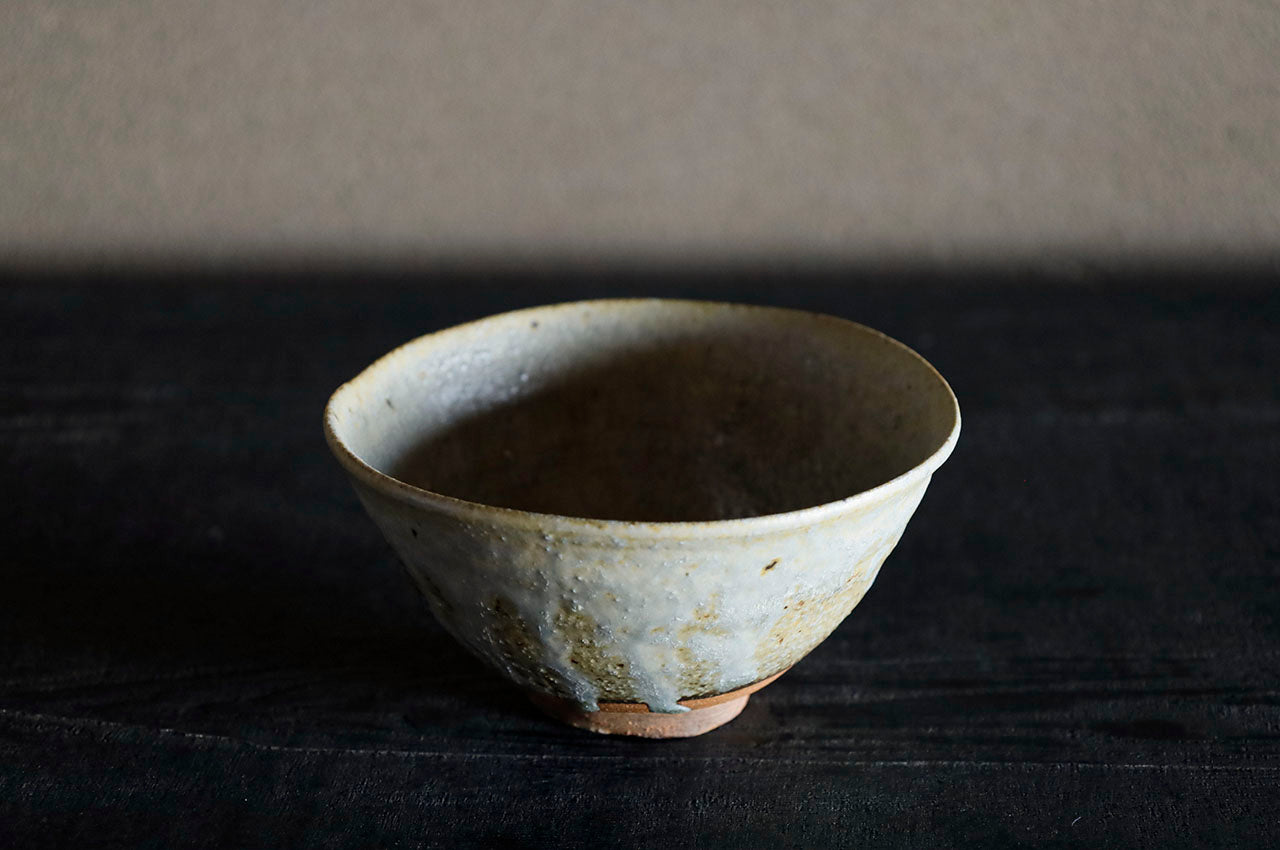 清水志郎 タイ土灰釉茶碗 (26-7)