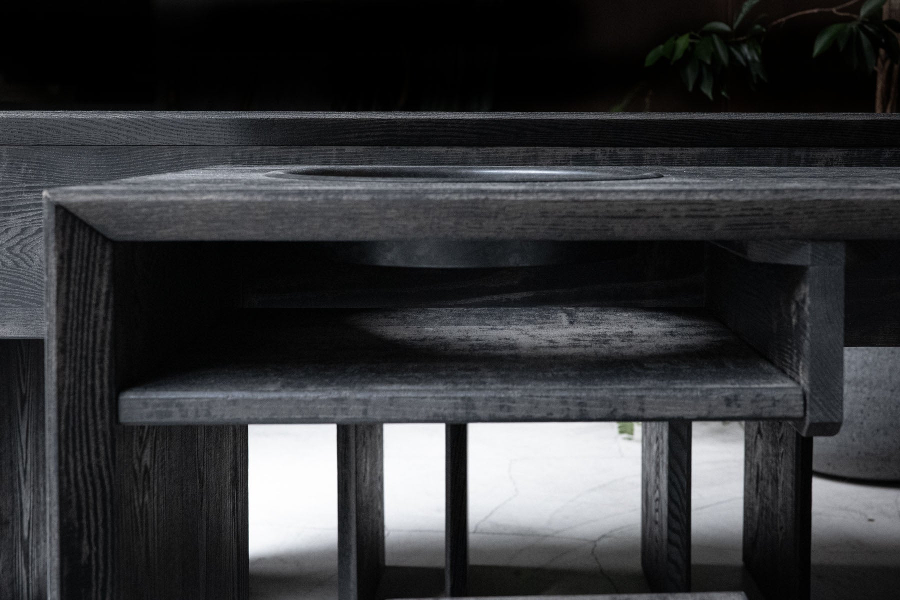 Fuyou Ryurei-joku 7-piece Set (a set of tea service tables and chairs)