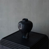 25-10S 寺田鉄平 炭化焼締 瓶子