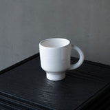 25-10S やまほん陶房 白釉カップ A