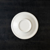 25-10S やまほん陶房 白釉 17cm皿