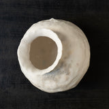 25-10S 池田優子 白磁 白釉花器-2