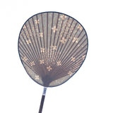 25-10S 栗川商店 渋団扇 小丸 甘茶 グレー