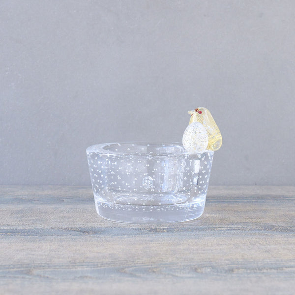 ●25-YT22 Nut Bowl with Bird and Egg B - Type B