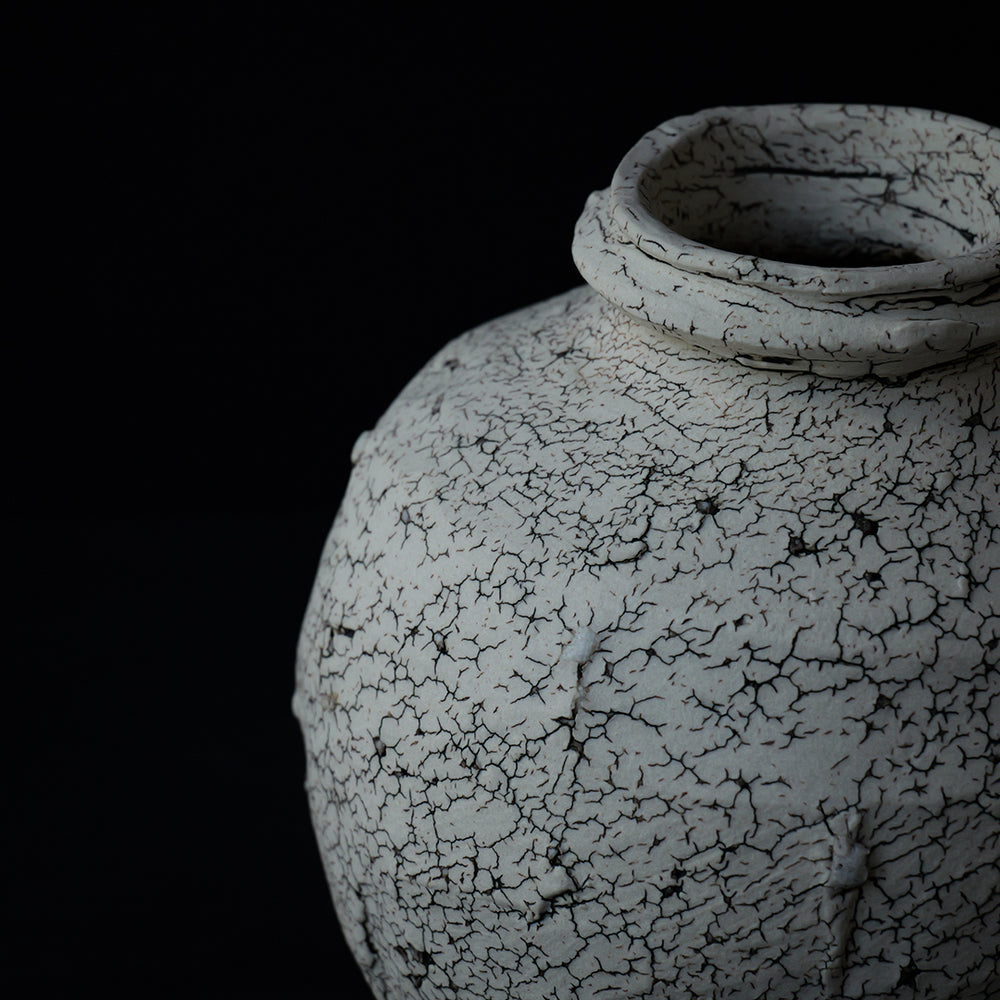 中根楽 罅 花器25-a – 雨晴/AMAHARE