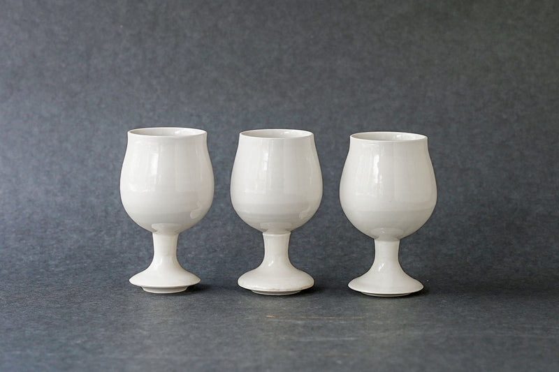 Hanako Nakazato Wine Goblet (White/A)