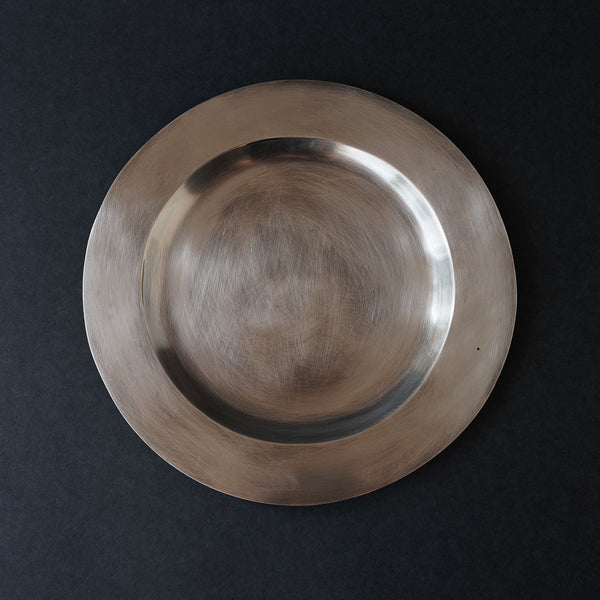 Yuichi Takemata Pewter Plate (silver-plated brass)