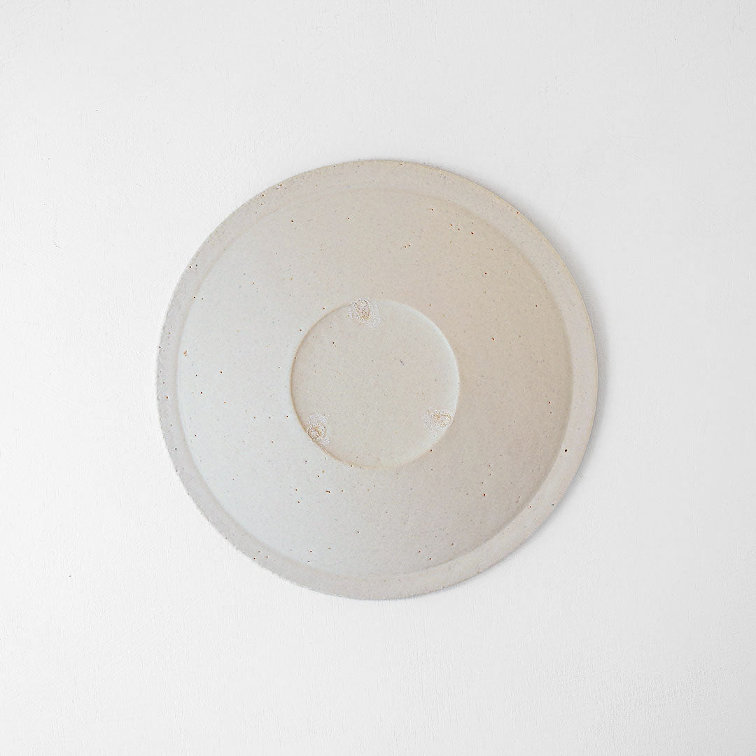 船串篤司 round  plate 白