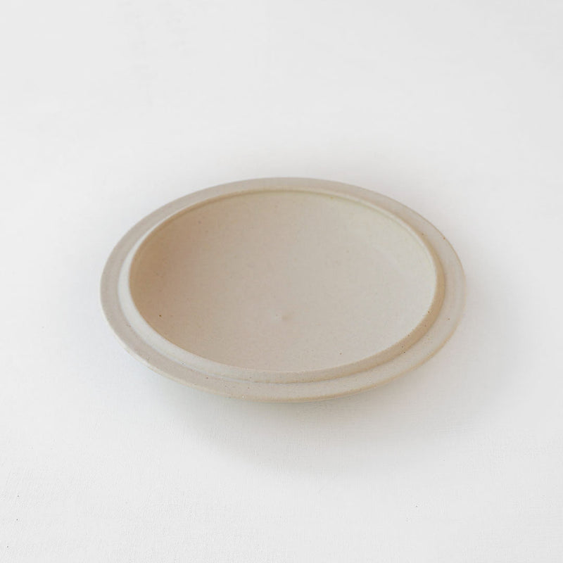 船串篤司 round  plate 白