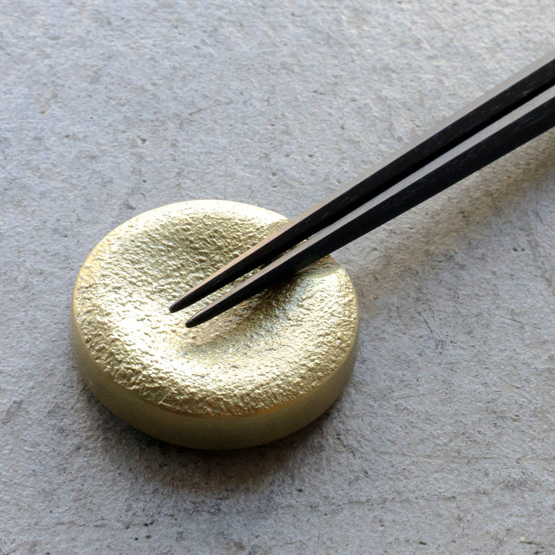 NOUSAKU Chopstick Rest Round Brass