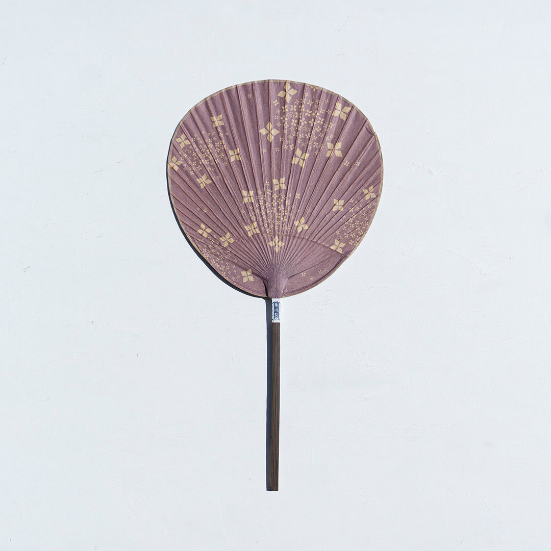 Kurikawa Shoten Shibu Uchiwa Small Amacha Purple