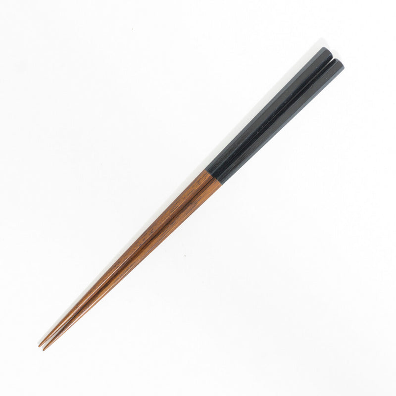 Daikokuya  Octagonal Urushi Black Lacquer Coated long