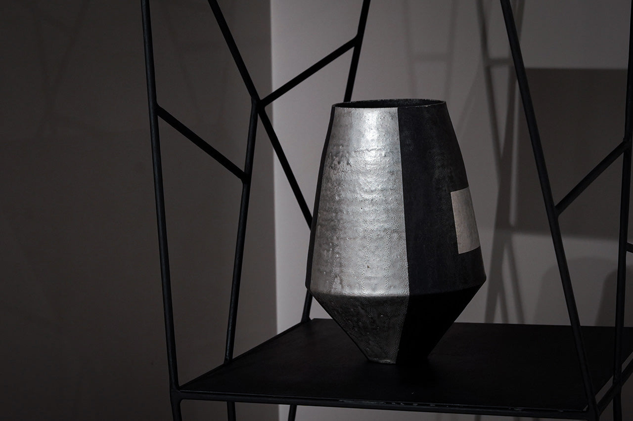 Atsushi Funakushi Flower vase 22B Silver