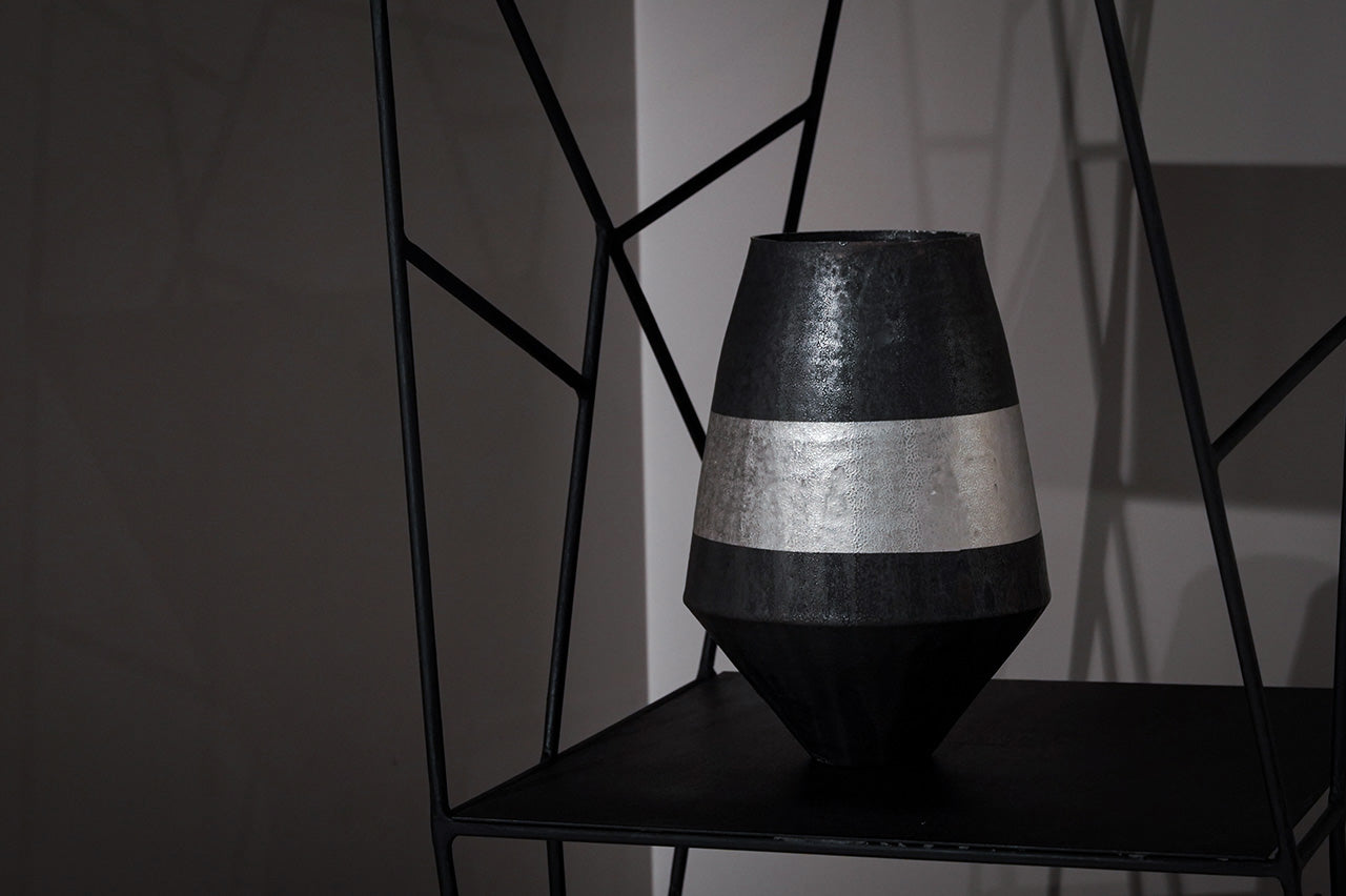 Atsushi Funakushi Flower vase 22B Silver