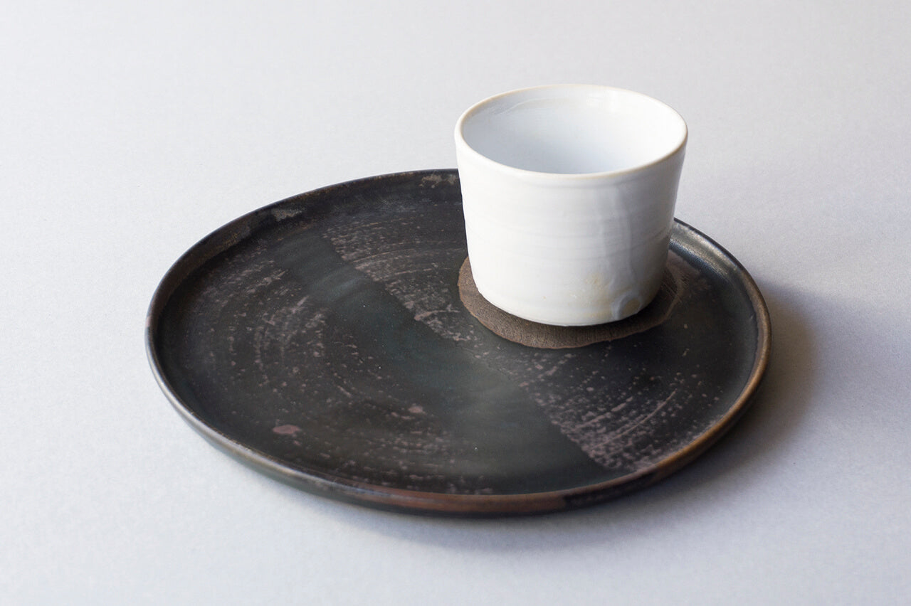 Yukiko Kiln Tea Set - White Porcelain Cup
