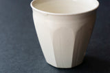 Faceted Cup White