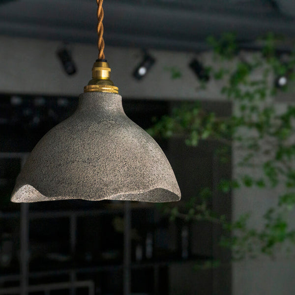 25-KF⑦ ランプシェード 錆漆 – 雨晴/AMAHARE