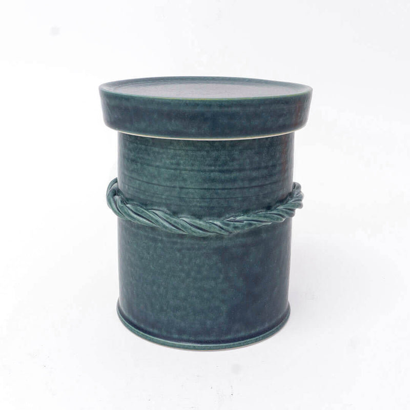 Canister with Lid Large "Kosui" (Lake Blue)