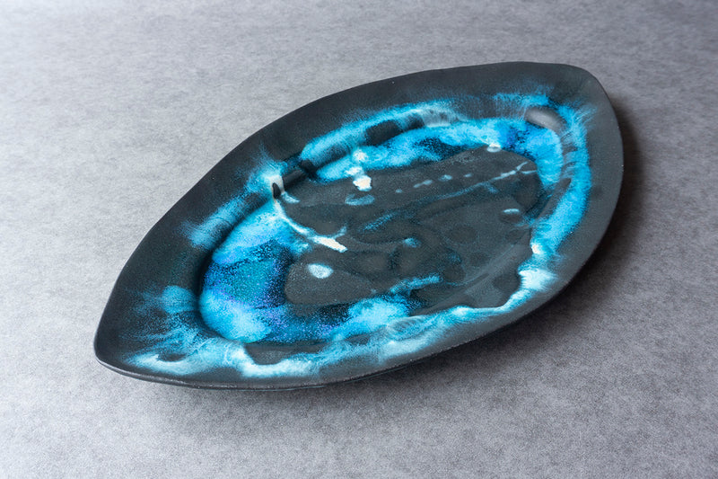 Yuko Ikeda Oval Plate (Large) Glaze B