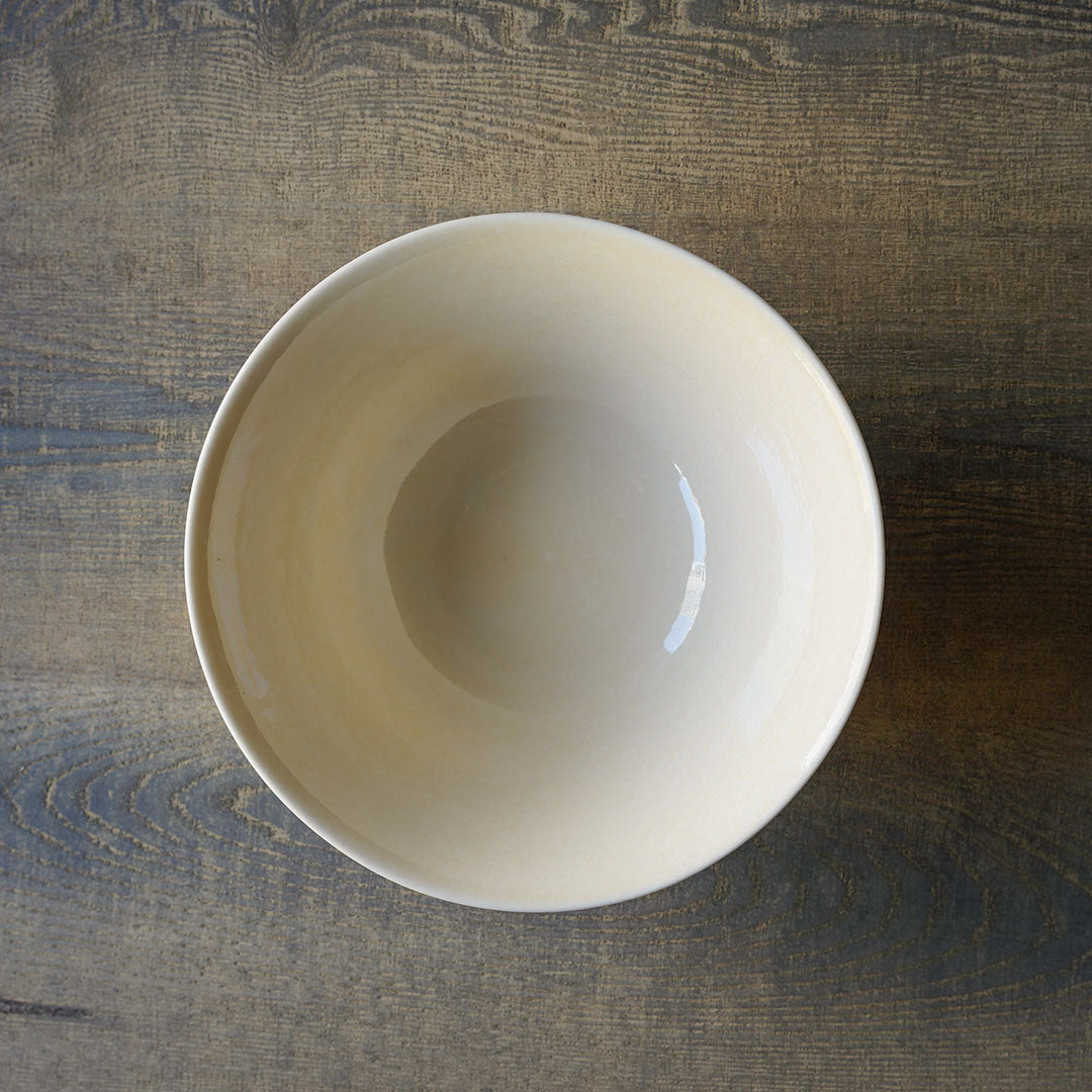 Light beige Celadon Large Bowl "Makai"