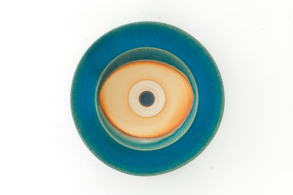 Pottery studio ICHI Mintama Rim Plate 24cm Persia