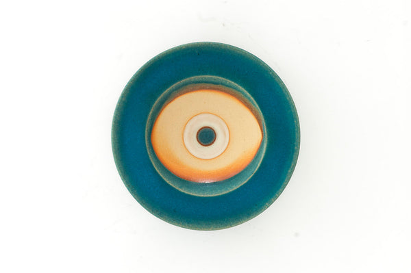 Pottery studio ICHI Mintama Rim Plate 21cm Persia