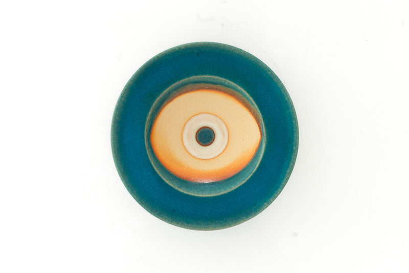 Pottery studio ICHI Mintama Rim Plate 21cm Persia
