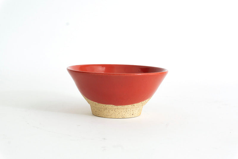 Pottery studio ICHI Mintama Makai 12cm Red