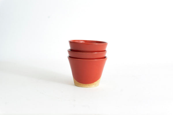 Pottery studio ICHI Mintama Cup Red