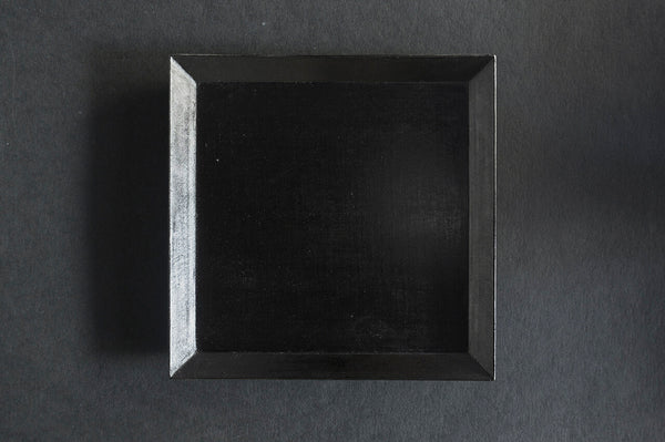 Akito Akagi / Square Plate  240mm/Black
