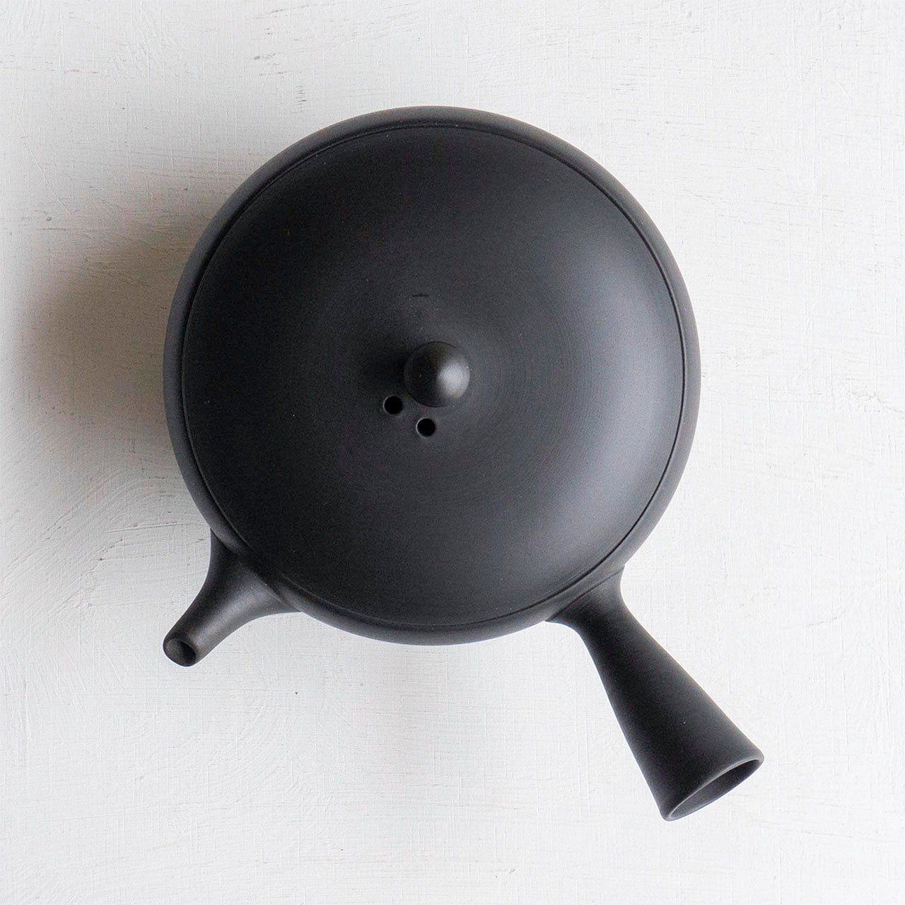 Yokei Kiln Syudei-Tanka Flat Teapot (Large)