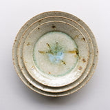 Miyagi Pottery 21cm Rim Plate Blue Glaze