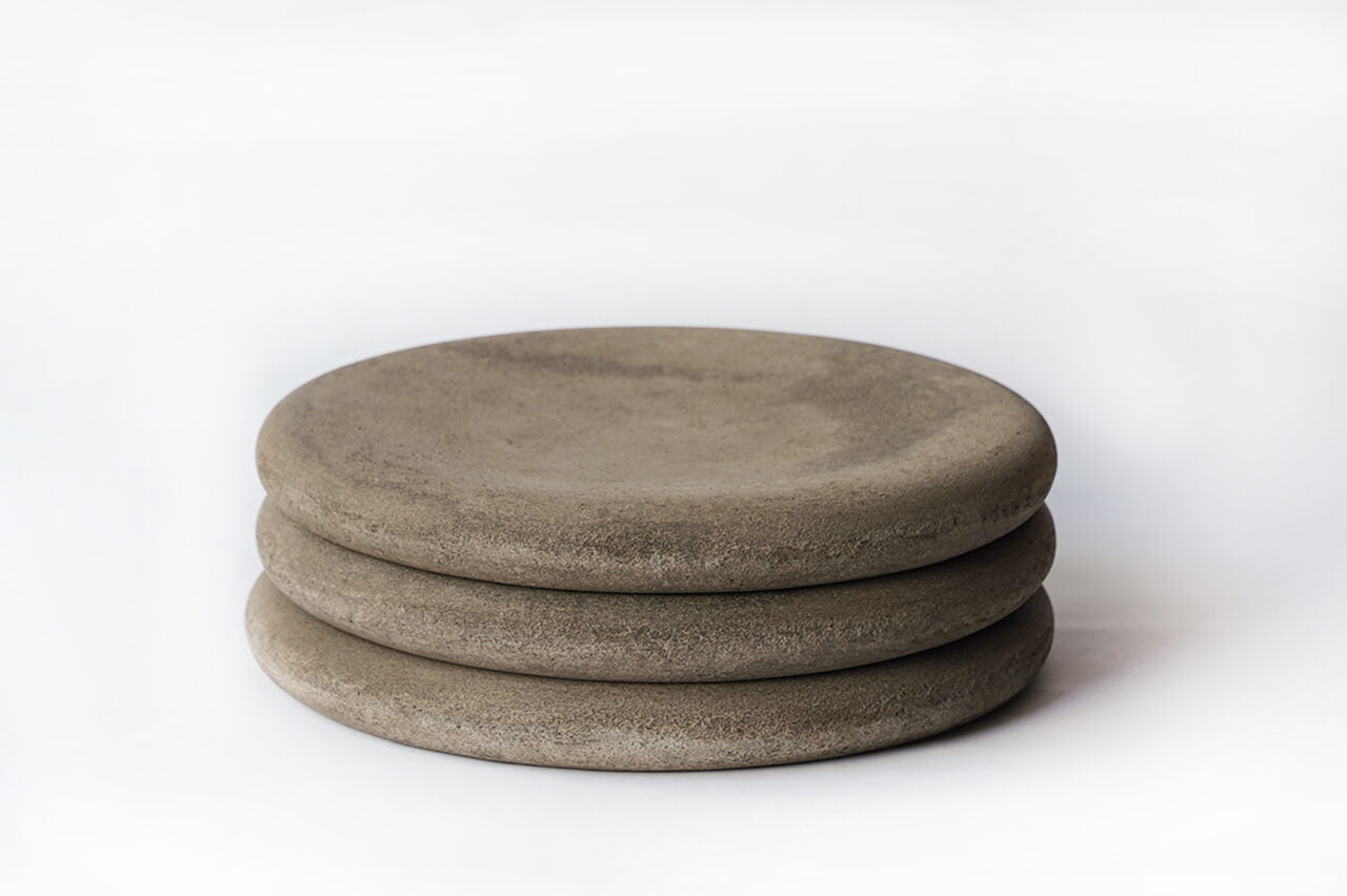 21-k27 Sabi-Urushi 24cm Plate A 