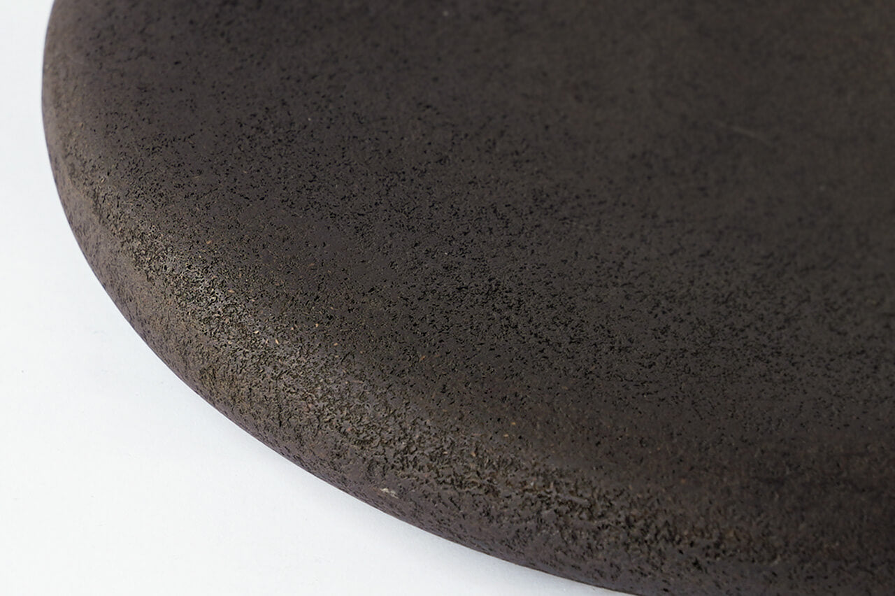 21-k27 Sabi-Urushi 24cm Plate A 