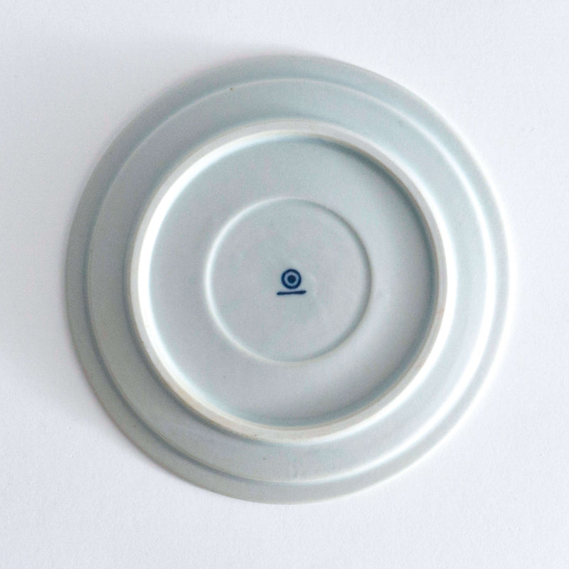 Yazaemon kiln 27,5㎝ plate old white porcelain