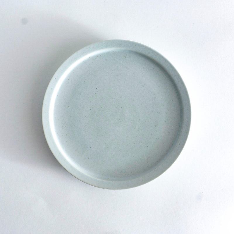 Yazaemon kiln 21㎝ plate old white porcelain