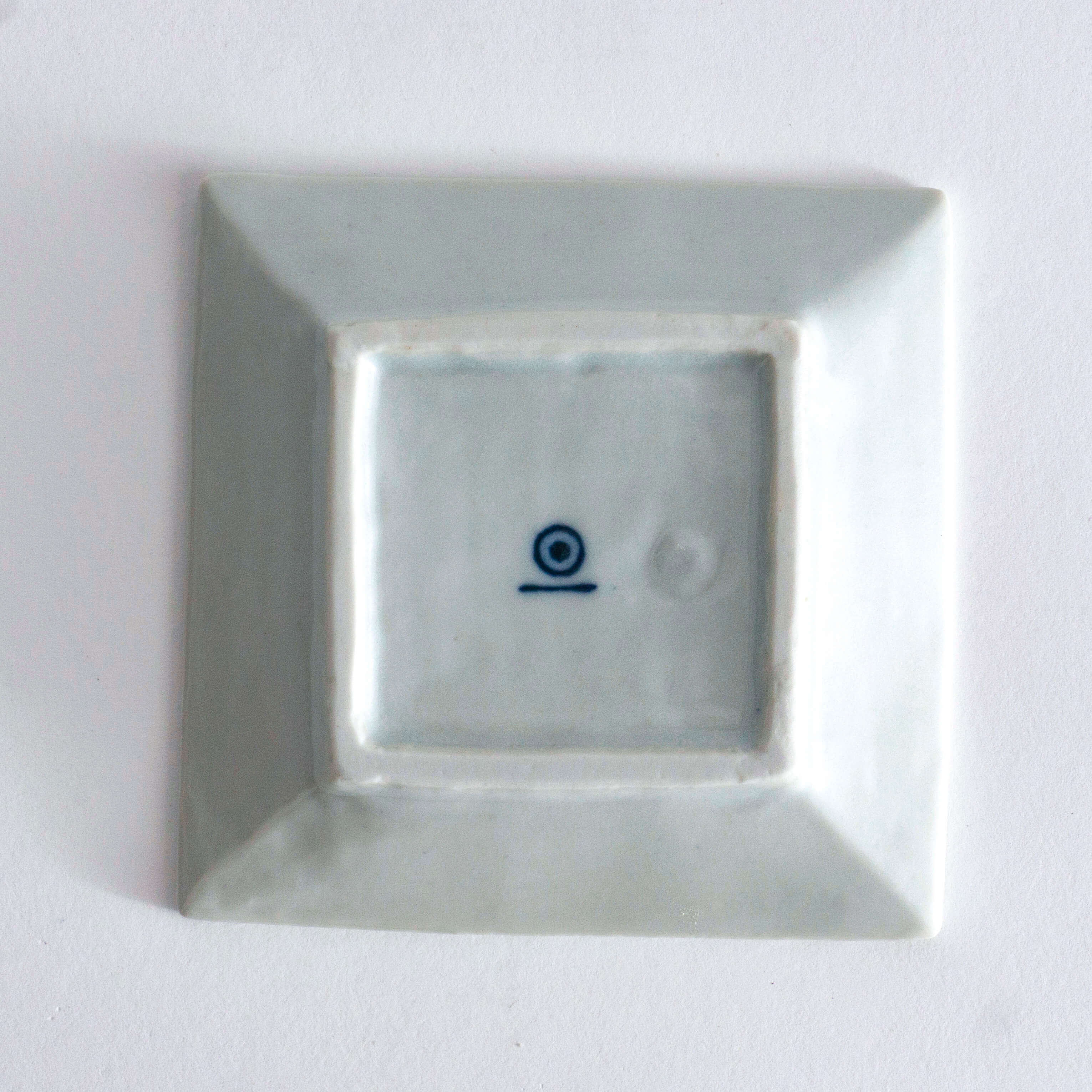 弥左エ門窯 正角小皿 古白磁