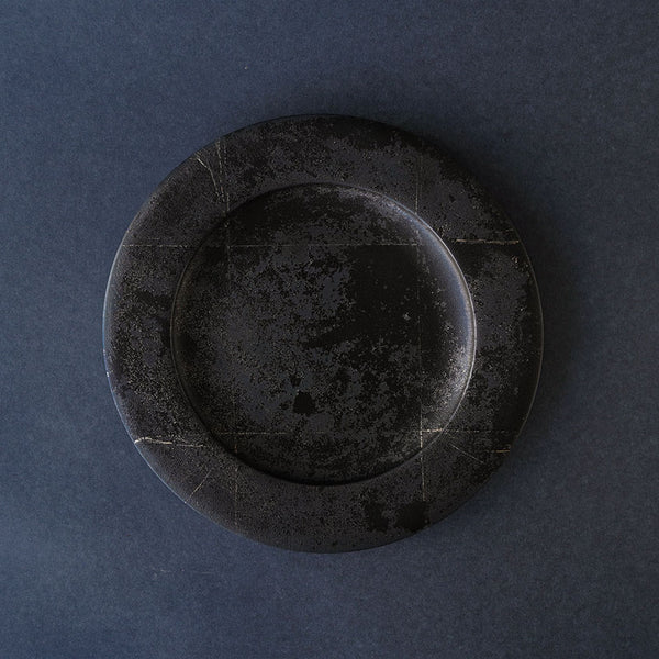 赤木明登 漆器 ディナー皿 古銀 赤木明登 漆器 ディナー皿/古銀 A – 雨晴/AMAHARE