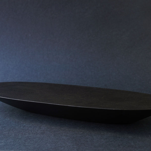 赤木明登　石丸皿 赤木明登 石丸皿 大 A 古銀 – 雨晴/AMAHARE