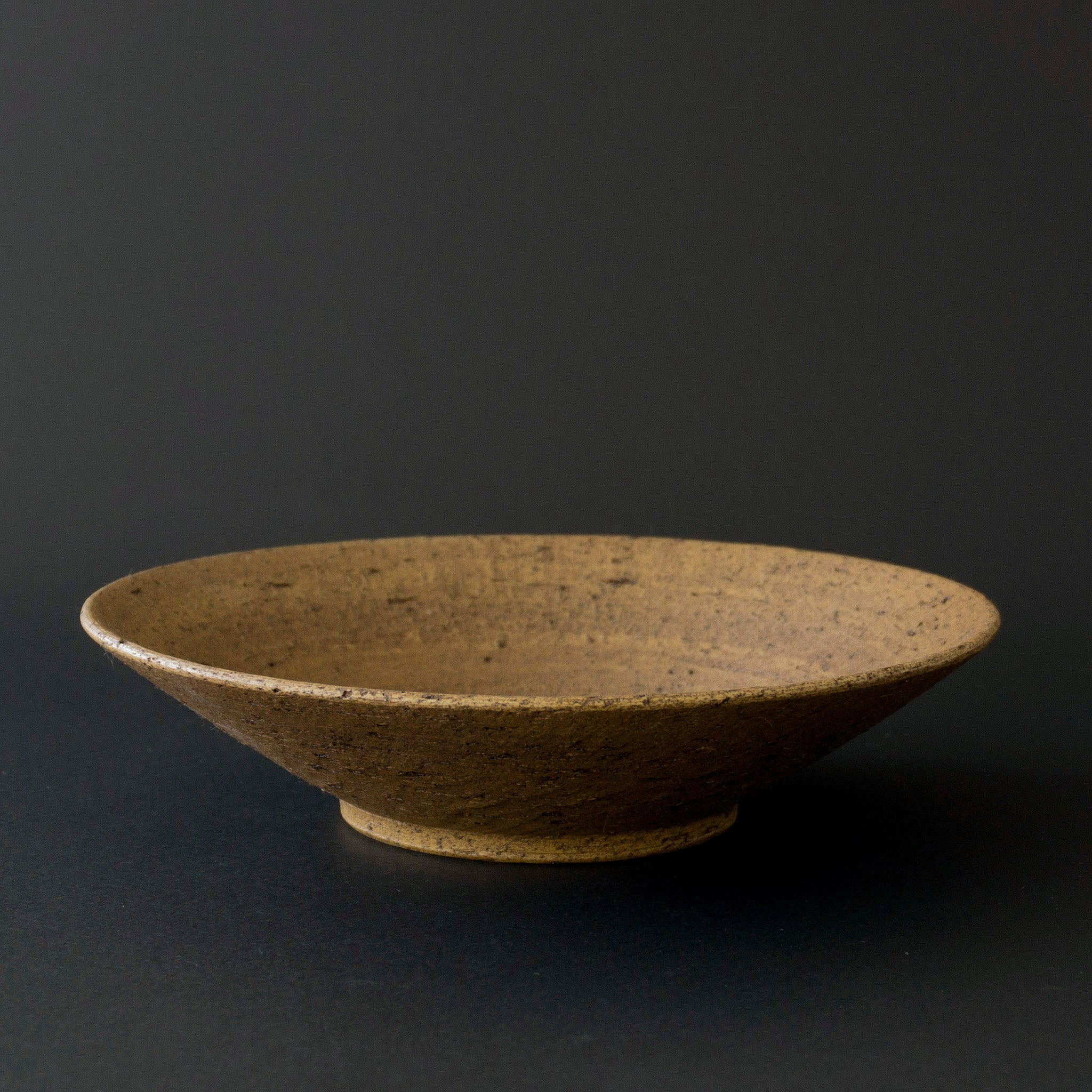 GAKU ceramics âge hirabachi (flat bowl)  Φ230