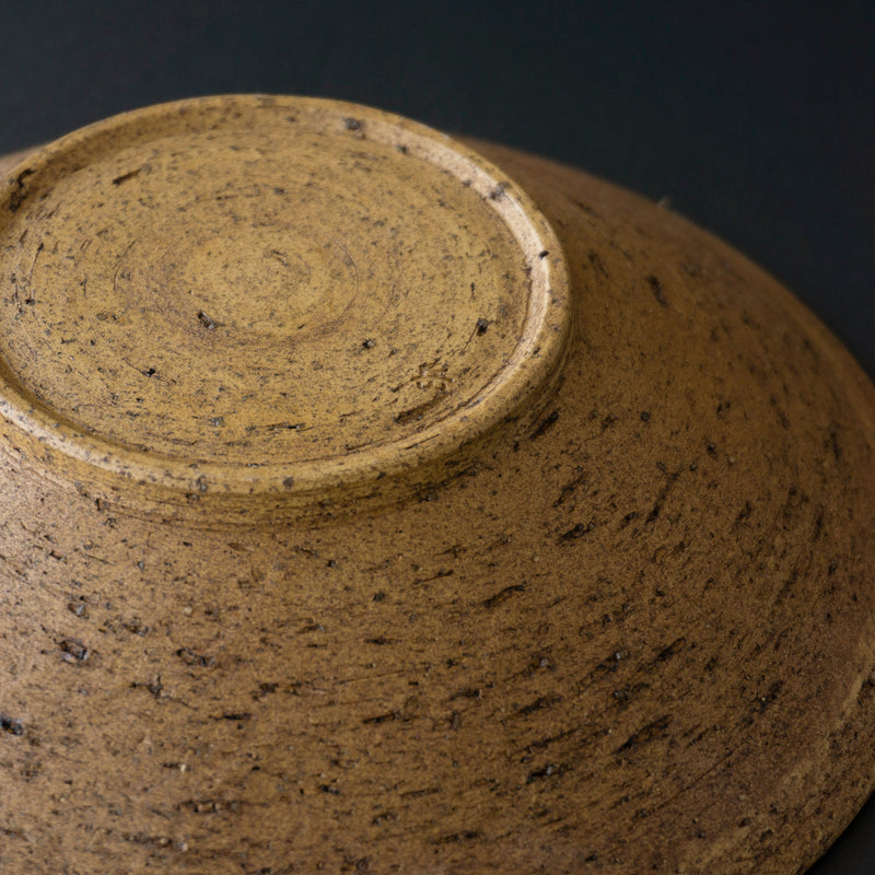 GAKU ceramics âge hirabachi (flat bowl)  Φ230