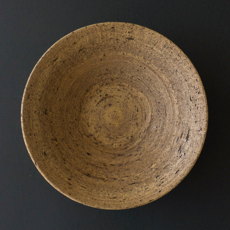 GAKU ceramics âge hirabachi (flat bowl)  Φ230