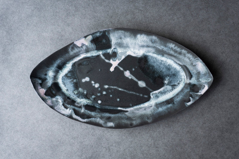 Yuko Ikeda Oval Plate (Large) Glaze E