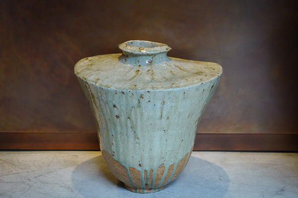 Masayuki Miyagi Vase 22B celadon glaze